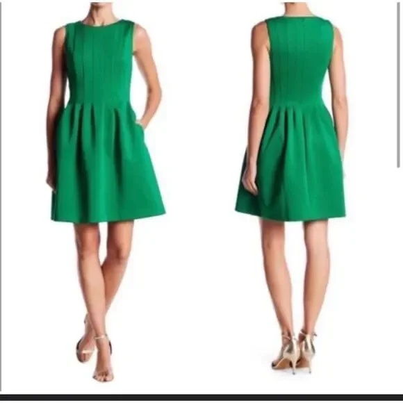 green emerald velvet dress Genesis Kelly Green Mesh Ruched Dress, Small / Kelly Green main image 0